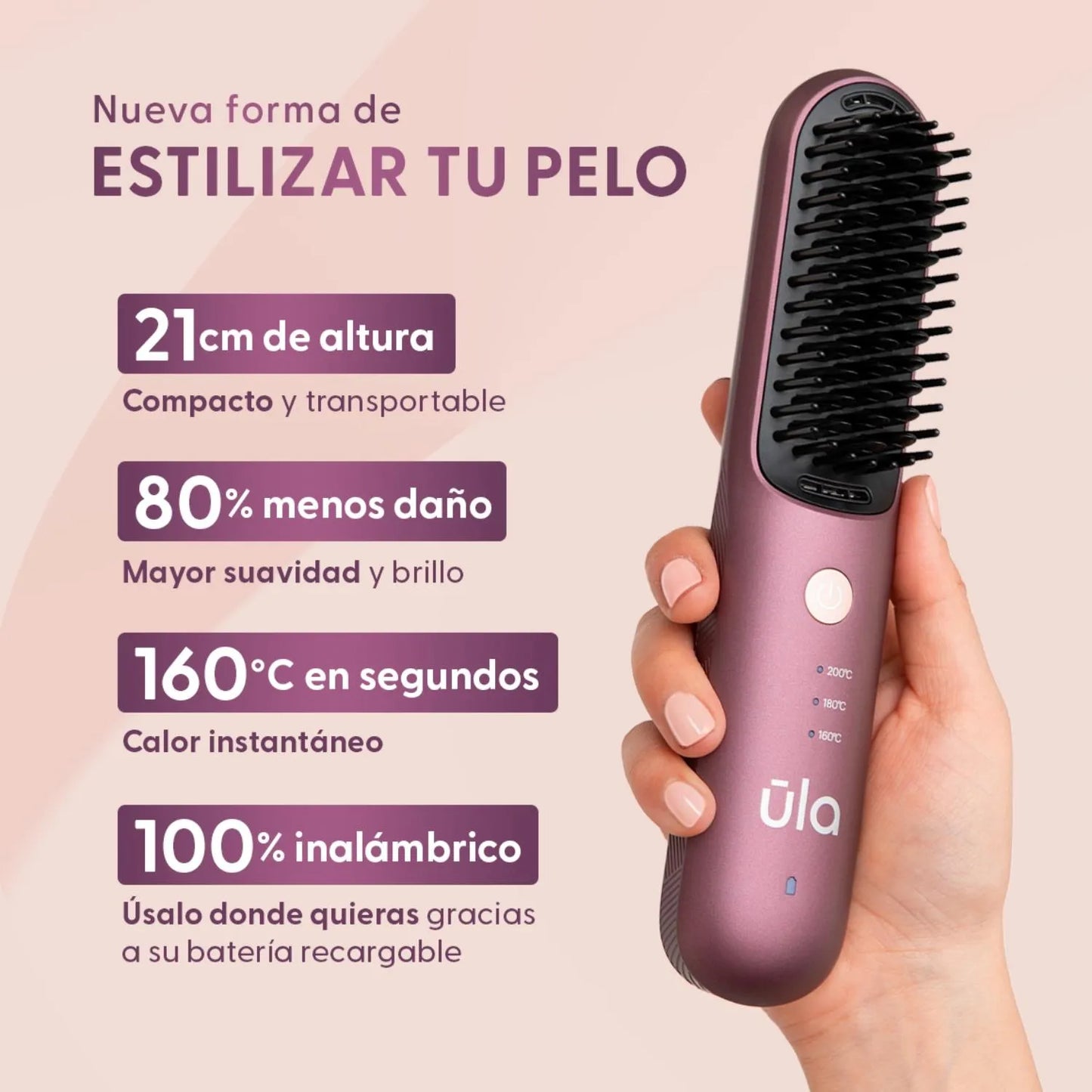 MINI CEPILLO ALISANTE PORTATIL