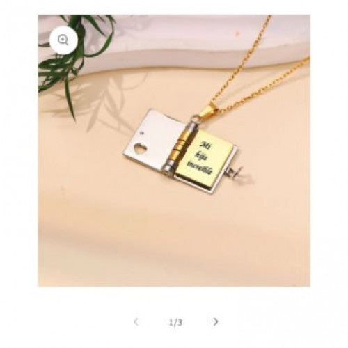 Collar De Libro Para Hija